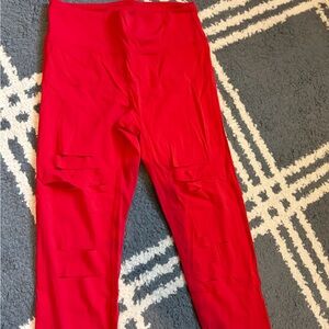 ZYIA Active Bold Red Leggings